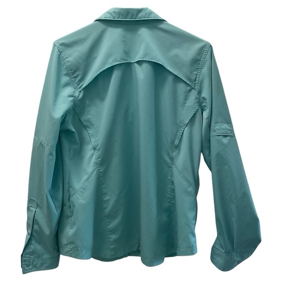 COLUMBIA WOMENS SHIRT OMNI SHADE, SUN PROTECTION SIZE XL/TG - Picture 2 of 5